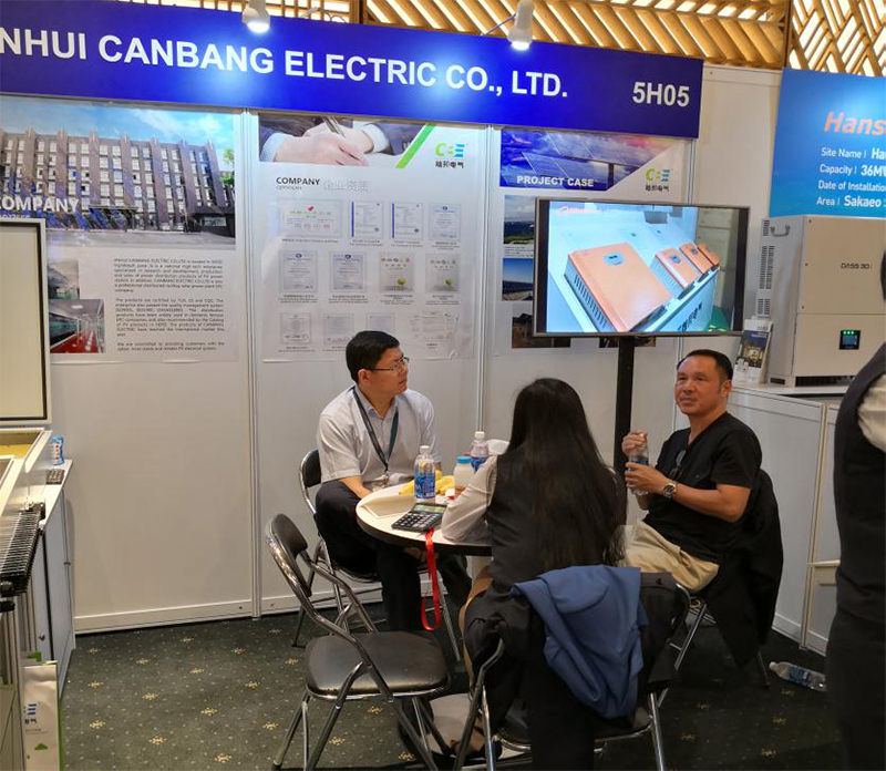 燦邦電氣首次亮相越南國際太陽能展覽會